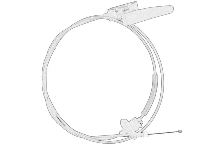Ornamente - Cablu capota motor potrivit PEUGEOT 508, 508 I 1.6-2.2D dupa 2010