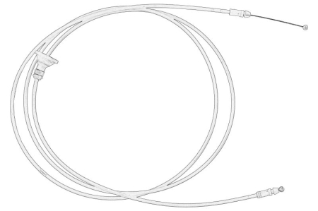 Ornamente - Cablu capota motor potrivit TOYOTA CAMRY, HIGHLANDER / KLUGER 2.0-3.5 2011-2019