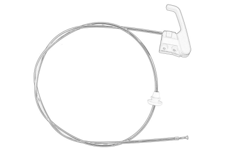 Ornamente - Cablu capota motor (setat cu tija de tractiune) potrivit MERCEDES SPRINTER 3-T (B906) 1.8-3.5 2006-2018