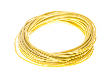 Cablu electric (culoare: Galben, Cupru / silicon, sectiune transversala: 1,5mm, lungime: 10m) [1]