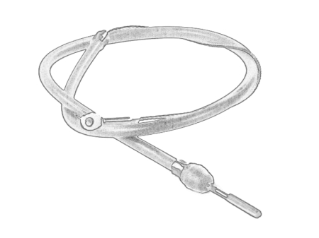Accesorii frana - Cablu frana mana Fata Dreapta/Stanga (2160mm) potrivit IVECO DAILY II 8140.43. 05.96-05.99