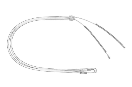 Franare - Cablu frana mana Spate Dreapta/Stanga (2770mm) potrivit IVECO DAILY III 8140.43B-F1CE0481E 05.99-07.07