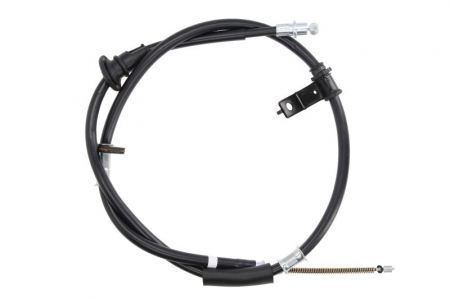Franare - Cablu frana mana Spate Stanga potrivit HYUNDAI ACCENT II 1.3/1.5/1.6 2000-2005 - (1493mm/1295mm)
