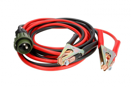 Produse iarna - Cabluri pornire auto  6m, 2x35mm², mufa NATO; capete tip cleste, verde