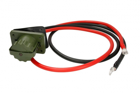 Produse iarna - Cabluri pornire auto  lungime 1,5m, priza NATO, verde