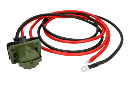 Produse iarna - Cabluri pornire auto  lungime 3m, priza NATO, verde