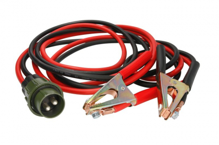 Produse iarna - Cabluri pornire auto  lungime 4m, 2x35mm², mufa NATO; capete tip cleste, verde