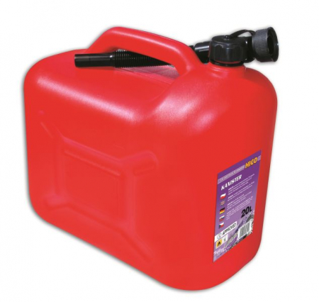 Echipamente - Canistra recipient plastic cu palnie 20L, Borg-Hico