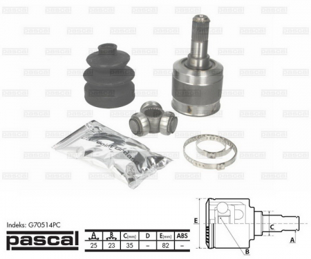 Cap planetara spre cutia de viteze (25z/23z/35mm) HYUNDAI COUPE, ELANTRA, LANTRA II 1.6/1.8 intre 1995-2006