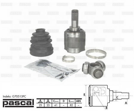 Transmisie - Cap planetara spre cutia de viteze (25z/23z/41mm, Transmisie automata) HYUNDAI SONATA IV, TRAJET 2.0-2.7 intre 1998-2008