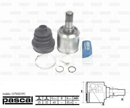 Cap planetara spre cutia de viteze (25z/32z/40mm) LAND ROVER FREELANDER 1.8/2.0D intre 1998-2006