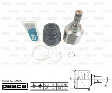 Piese Auto - Cap planetara spre cutia de viteze (25z/32z/40mm) NISSAN PRIMERA 2.0/2.0D intre 1990-2001