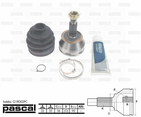Cap planetara spre roata (23z/25z/56mm) RENAULT 18, 18 VARIABLE, 20, 21, 25, 30, ESPACE I, ESPACE II, FUEGO 1.4-2.8 intre 1977-1996 [0]