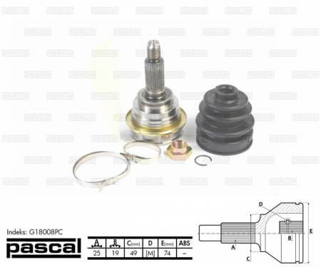 Cap planetara spre roata (25z/19z/49mm) SUZUKI BALENO 1.3 intre 1995-2002 [0]