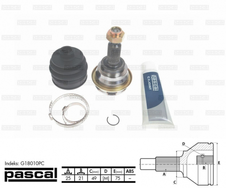 Cap planetara spre roata (25z/21z/49mm) SUZUKI BALENO 1.6/1.8 intre 1995-2002 [0]