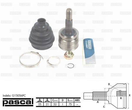 Cap planetara spre roata (25z/21z/53mm) MITSUBISHI COLT VI 1.1/1.3/1.5 intre 2004-2012