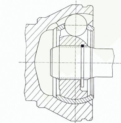 Cap planetara spre roata (38z/25z/59mm; ABS:45) AUDI 100, 200, 80, A6 1.8-4.2 intre 1983-1997 [1]
