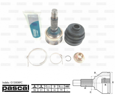 Cap planetara spre roata (26z/21z/56mm) MAZDA 323 C IV, 323 S IV, 626 III, MX-3 1.3-2.2 intre 1988-1997 [0]