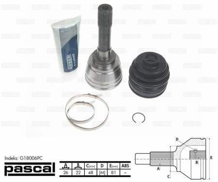 Cap planetara spre roata (26z/22z/48mm) SUZUKI GRAND VITARA I, VITARA 1.6 intre 1988-2003 [0]