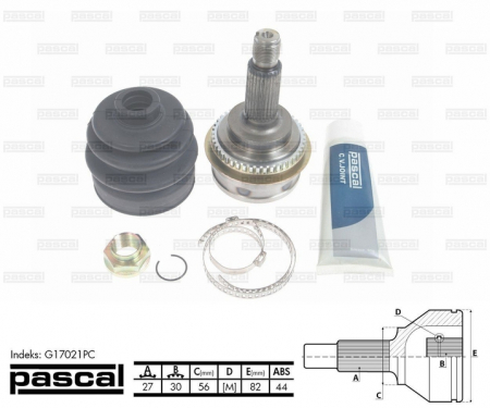 Cap planetara spre roata (27z/30z/56mm; ABS:44) SUBARU FORESTER, IMPREZA 1.6/1.8/2.0 intre 1992-2005 [0]