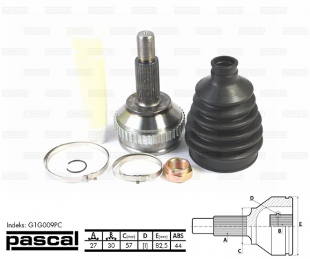 Cap planetara spre roata (27z/30z/57mm; ABS:44) FORD MONDEO I, MONDEO II 1.6/1.8/2.0 intre 1993-2000 [0]