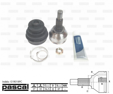 Cap planetara - Cap planetara spre roata (27z/32z/56,5mm) RENAULT LAGUNA II 1.8/1.9D/2.0 intre 2001-2007