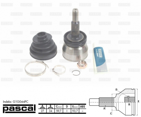 Cap planetara spre roata (27z/34z/59,7mm) FORD USA EXPLORER 4.0/5.0 intre 1993-2002 [0]