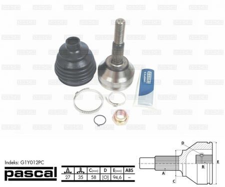 Cap planetara spre roata (27z/35z/58mm) JEEP CHEROKEE, LIBERTY 2.4-3.7 dupa 2001 [0]