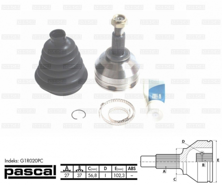 Cap planetara spre roata (27z/37z/56,8mm) RENAULT ESPACE IV, LAGUNA II, LAGUNA III 1.9D-2.2D dupa 2001 [0]