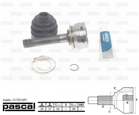 Cap planetara spre roata (28z/27z/56mm) MITSUBISHI PAJERO I 2.3D/2.6/3.0 intre 1982-1990 [0]