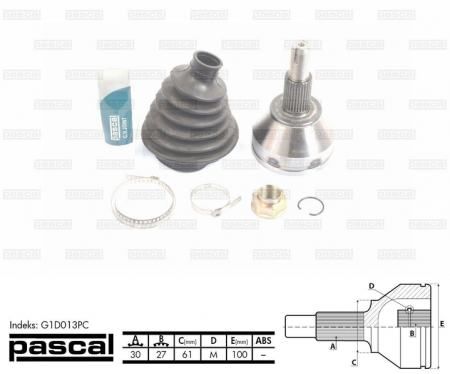 Piese Auto - Cap planetara spre roata (30z/27z/61mm) ALFA ROMEO 159, BRERA, SPIDER 1.8-3.2 intre 2005-2012