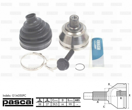 Cap planetara spre roata (38z/27z/59,5mm) AUDI A6, A8 2.0-6.0 intre 2002-2011 [0]