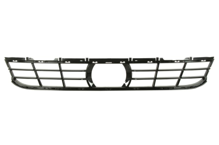 Elemente bara - Capac bara fata (cu montare radar, plastic, negru) potrivit BMW 5 G30, G31, G38, F90 2020-2023