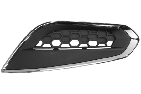 Elemente bara - Capac bara fata Stanga (cu dunga cromata, plastic, crom/negru) potrivit VOLVO S60 II, V60 I 2010-2013