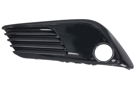 Elemente bara - Capac bara fata Stanga (cu orificii proiector ceata, plastic, negru lucios) potrivit TOYOTA AURIS E18 2015-2018