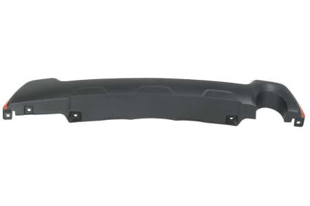 Elemente bara - Capac bara Spate (cu lamele, negru, cu taietura pentru toba de esapament: (pe dreapta)) potrivit SUBARU FORESTER SK 2018-2021