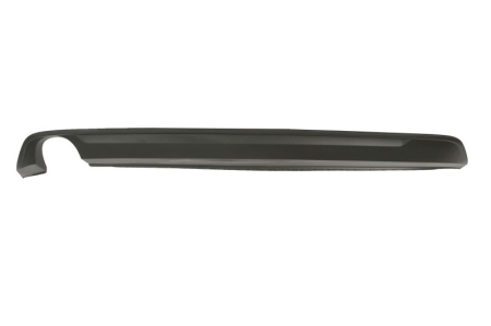 Elemente bara - Capac bara Spate (negru, cu taietura pentru toba de esapament: pe stanga) potrivit VW PASSAT B7 USA 2011-2015
