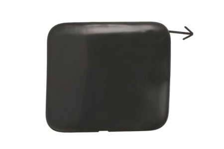 Elemente bara - Capac carlig remorcare Fata (negru-mat) potrivit NISSAN MURANO III Z52 2014-2018