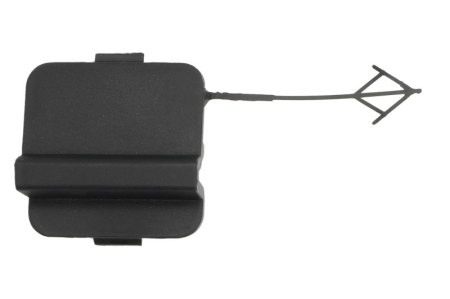 Elemente bara - Capac carlig remorcare Fata (plastic, negru) potrivit VW CRAFTER II dupa 2016