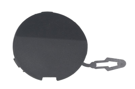 Elemente bara - Capac carlig remorcare Fata plastic, negru, TÜV potrivit RENAULT TRAFIC III dupa 2014