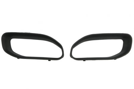 Capac carlig remorcare fata stanga/dreapta (inferior, 2 buc. set; open, plastic, negru) potrivit RAM TRUCK RAM V 05.18- [1]