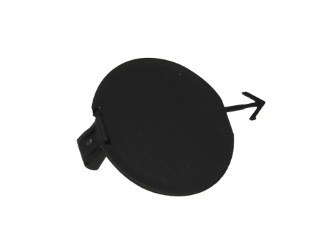 Elemente bara - Capac carlig remorcare Fata (Versiunea 3D, negru) potrivit FIAT PUNTO, PUNTO EVO/HATCHBACK, PUNTO/HATCHBACK dupa 1999 1999-2003
