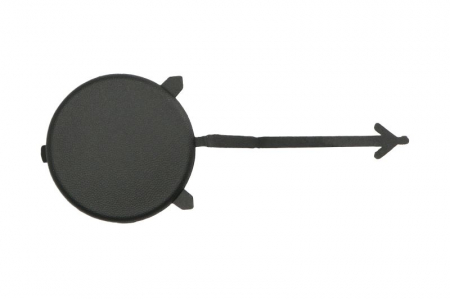 Capac carlig remorcare spate (plastic, grunduit) potrivit CITROEN BERLINGO II; PEUGEOT PARTNER II 04.08-03.15 Carlig remorcare - Capac carlig remorcare spate (plastic, grunduit) potrivit CITROEN BERLINGO II; PEUGEOT PARTNER II 04.08-03.15