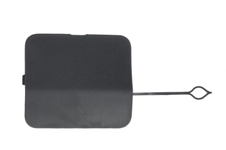 Carlig remorcare - Capac carlig remorcare spate (plastic, negru, certificat TUV) potrivit NISSAN QASHQAI II J11 03.17-12.20