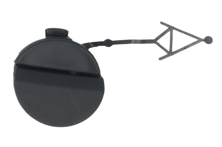 Elemente bara - Capac carlig remorcare Spate plastic, negru potrivit VW ID.4 dupa 2020