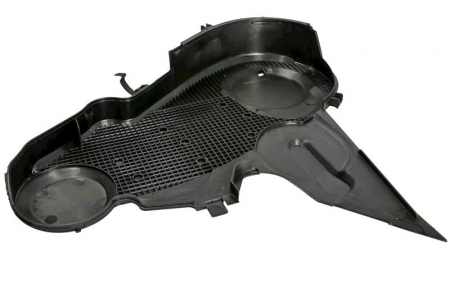 Elemente motor - Capac curea potrivit AUDI A3; SEAT ALTEA, ALTEA XL, LEON; SKODA OCTAVIA II, SUPERB II, YETI; VW BEETLE, CADDY III, CADDY III/MINIVAN, CADDY IV, CADDY IV/MINIVAN, CC B7, GOLF PLUS V 1.6D/2.0D 06.08-