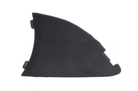 Elemente bara - Capac dop potrivit OPEL ASTRA J 2012-2015 - grila bara fata dreapta inferior, plastic, negru