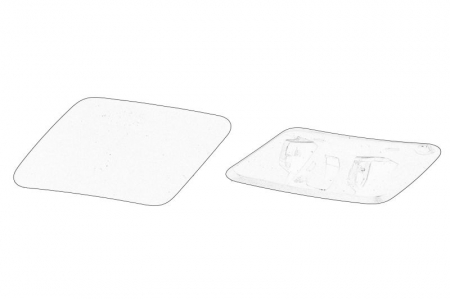 Curatare geamuri/faruri - Capac spalator far (set 2 bucati) PEUGEOT 508 I 1.6-2.2D intre 2010-2018