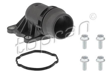 Termostat - Carcasa termostat BMW Seria 3 (E90), 3 (E91), 3 (E92), 3 (E93), 5 (F10), 5 (F11), 5 GRAN TURISMO (F07), 7 (F01, F02, F03, F04), X5 (E70), X6 (E71, E72) 3.0D intre 2008-2017