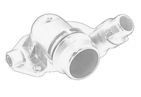 Termostat - Carcasa termostat (cu garnitura) BMW Seria 3 (F30, F80), 5 (F10), 5 (F11), 6 GRAN COUPE (F06), 7 (F01, F02, F03, F04), X3 (F25), X5 (F15, F85), X6 (E71, E72) 3.0-6.0 dupa 2007